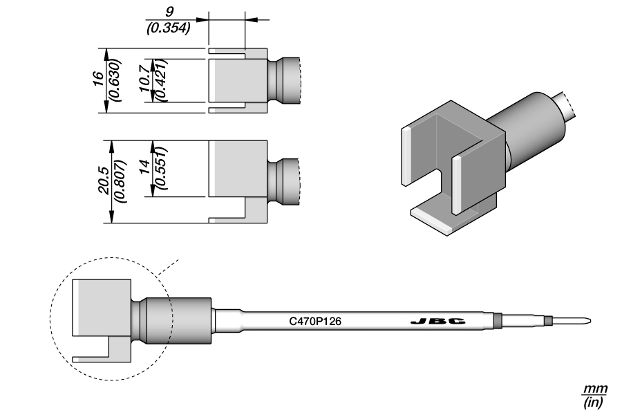 C470P126 - Fiber Coupled Chip Cartridge 14 x 10.7